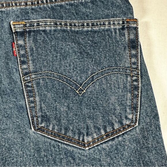 Levi's 560 Vintage‎ 90's Loose Fit Denim Shorts Comfort Skater Grunge Mens 36x24 - Picture 5 of 8